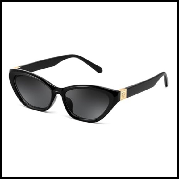 Retro Cat Eye Sunglasses UV400 Protection Plastic Frame main image 4